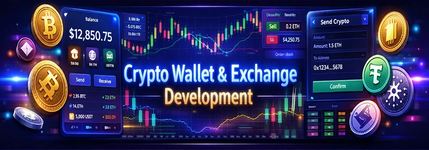 Cryptocurrency wallet and exchange development solutions
